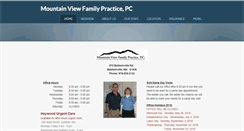 Desktop Screenshot of mountainviewfamilypracticepc.com